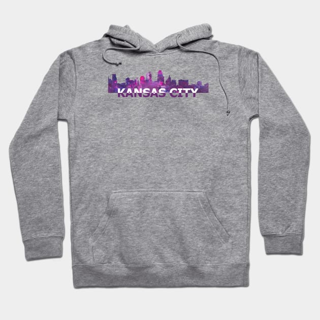 Kansas City Skyline Hoodie by artshop77